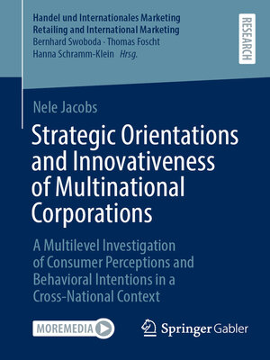 cover image of Strategic Orientations and Innovativeness of Multinational Corporations